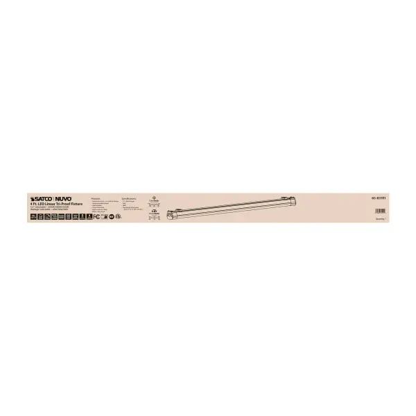 4-Foot LED Tri-Proof Linear Fixture - Image 13