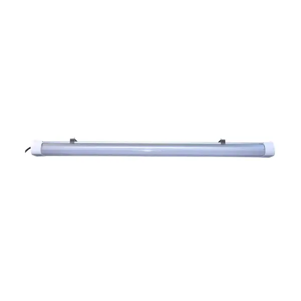 4-Foot LED Tri-Proof Linear Fixture with Microwave Sensor - Image 1