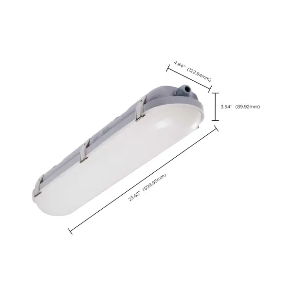 2-Foot LED Vapor Proof Fixture with Emergency Battery & Motion Sensor - Image 19