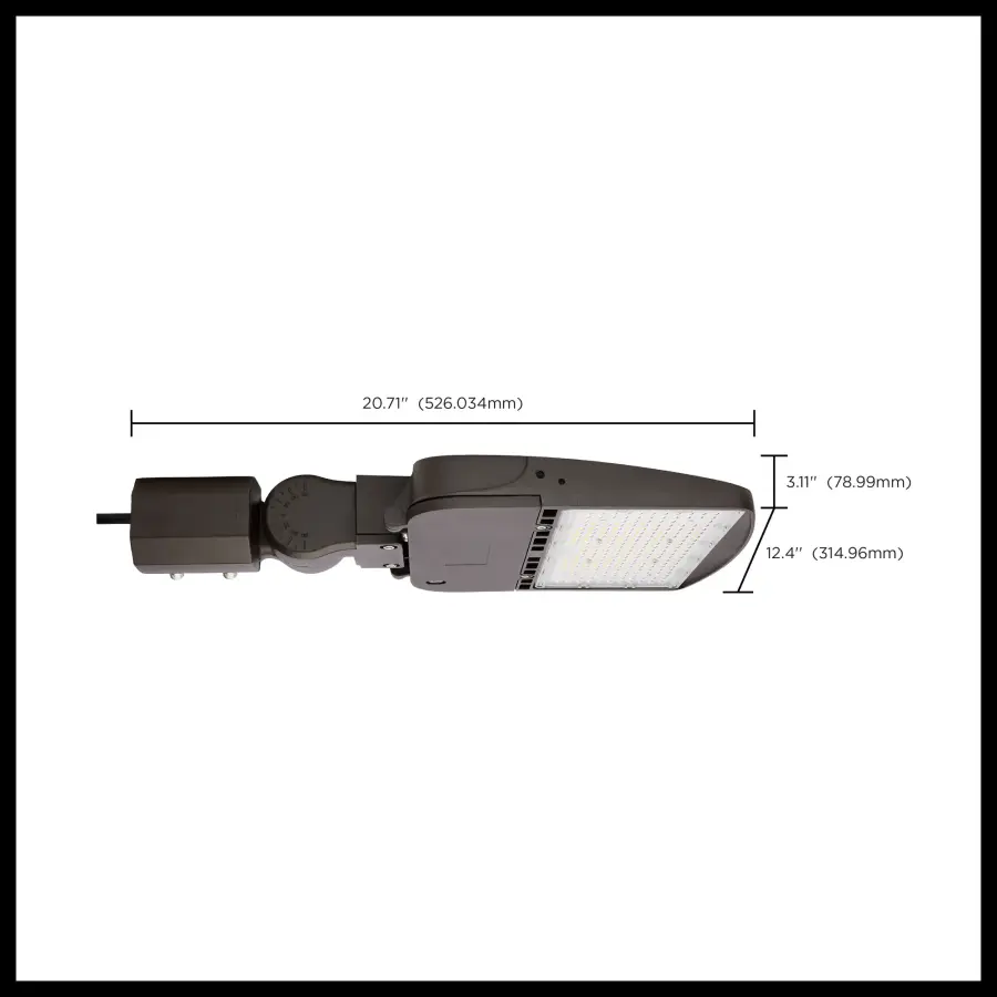 LED Area Light Type IV - 100W Bronze - Image 27