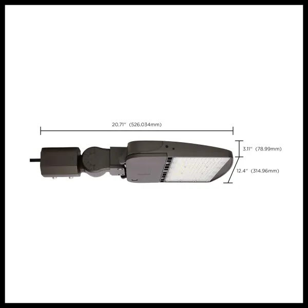 100W LED Area Light Type IV - Bronze - Image 27