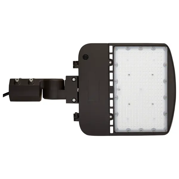 Professional-grade LED area lighting with exceptional 26,051 lumen output and Type V distribution pattern. Die-cast aluminum construction with IP65 rating ensures durability in harsh conditions. 50,000-hour lifespan and 4KV surge protection make this ideal for parking lots, building perimeters, and large outdoor spaces requiring reliable, energy-efficient illumination. - alternate view