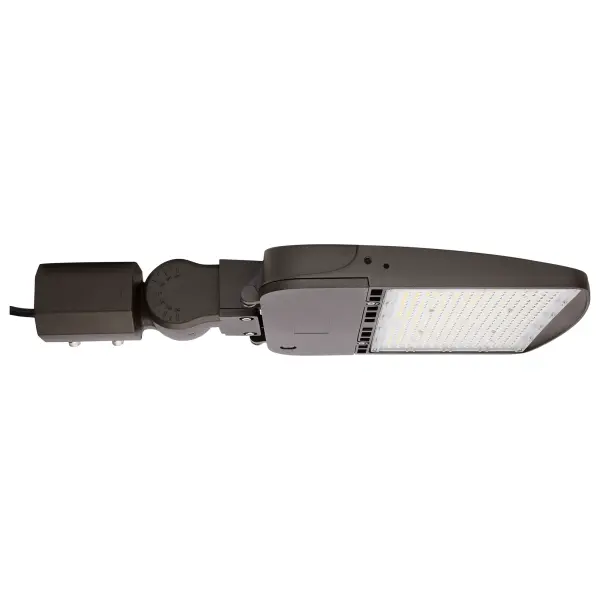 Professional-grade LED area lighting with exceptional 26,536 lumen output and Type V distribution pattern. Die-cast aluminum construction with IP65 rating ensures durability in harsh conditions. 50,000-hour lifespan and 4KV surge protection.