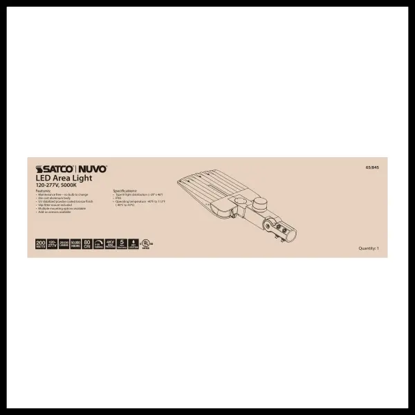 LED Area Light Type III - 200W Bronze - Image 27