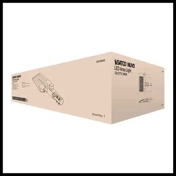 LED Area Light Type III - 200W Bronze - Image 32