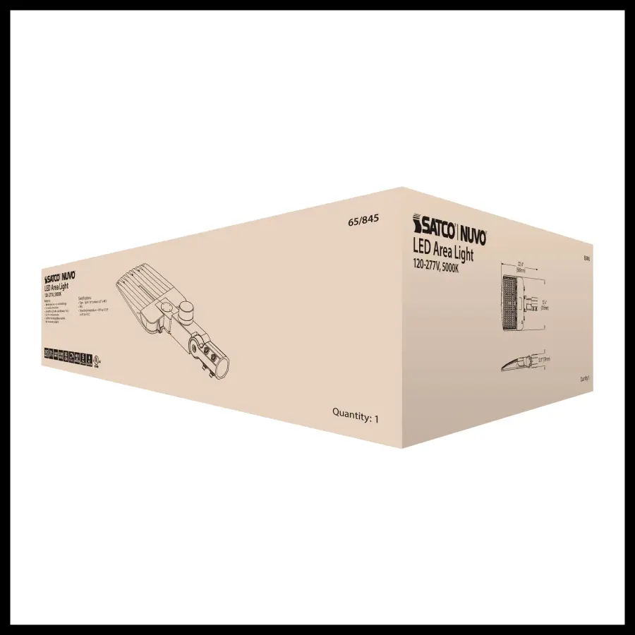 LED Area Light Type III - 200W Bronze - Image 32