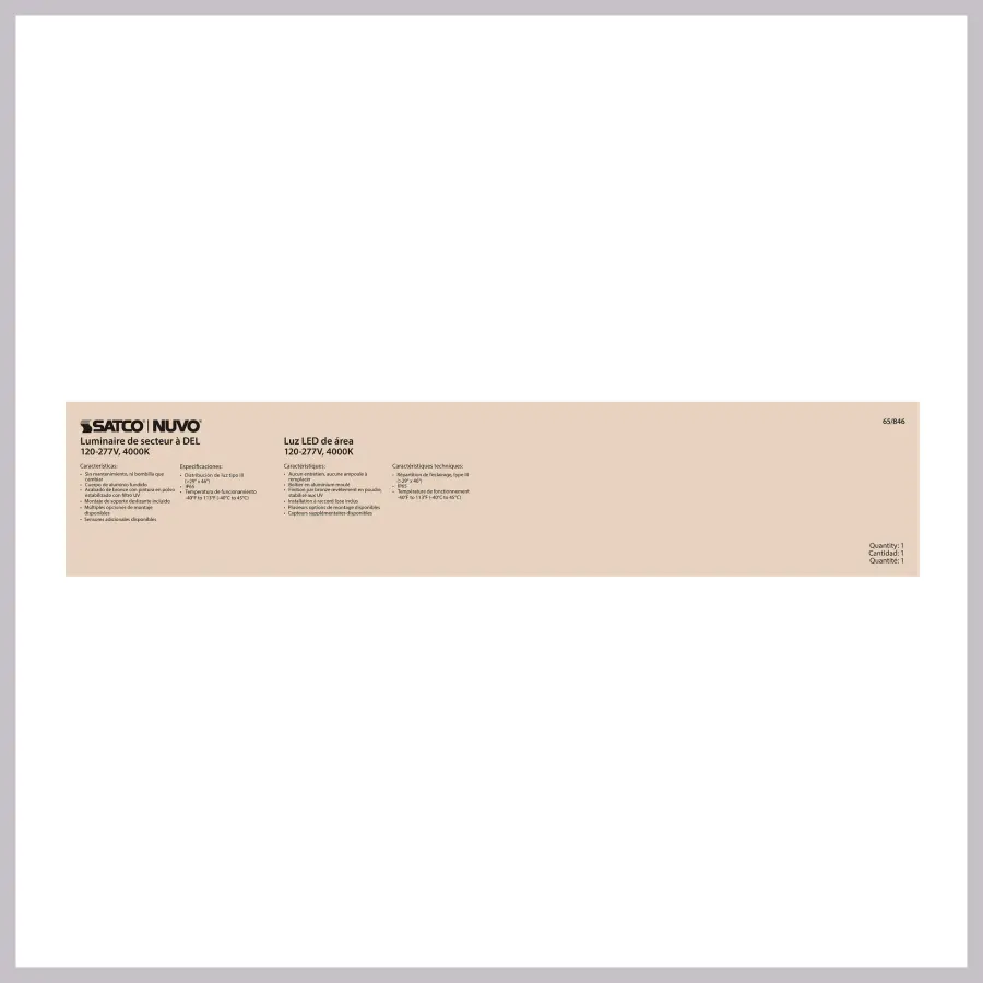 240W LED Area Light Type III - Bronze - Image 34