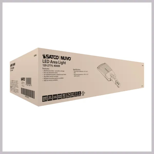 240W LED Area Light Type III - Bronze - Image 38