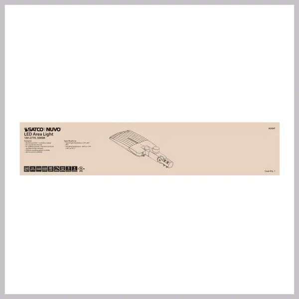 240W LED Area Light Type III - Bronze - Image 33