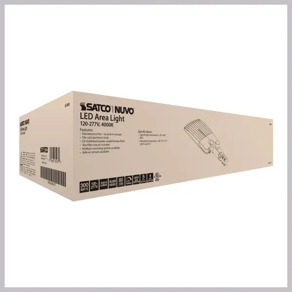 300W LED Area Light Type III - Bronze - Image 38