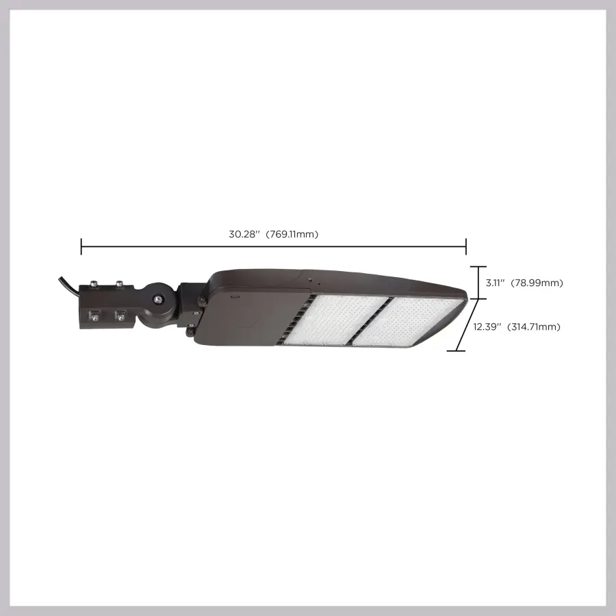 300W LED Area Light Type III - Bronze - Image 39