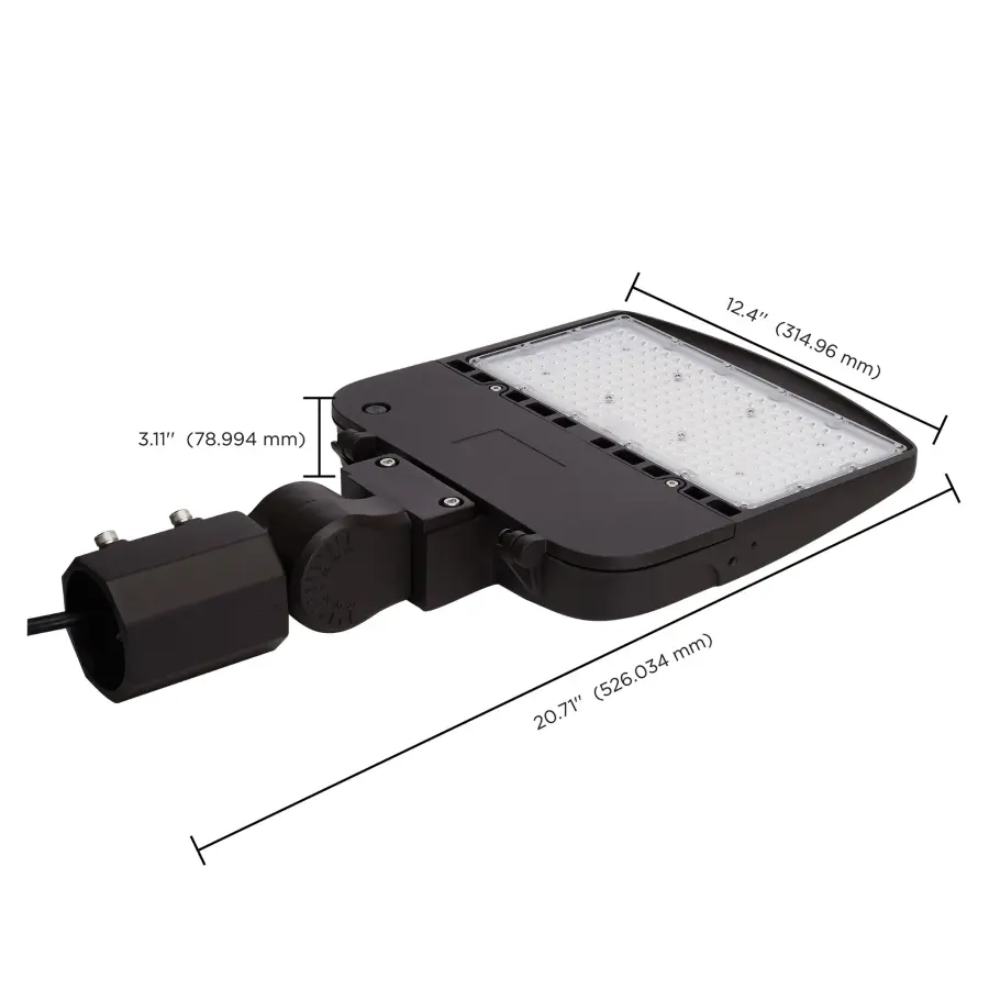 LED Area Light Type III - 100W Bronze - Image 30