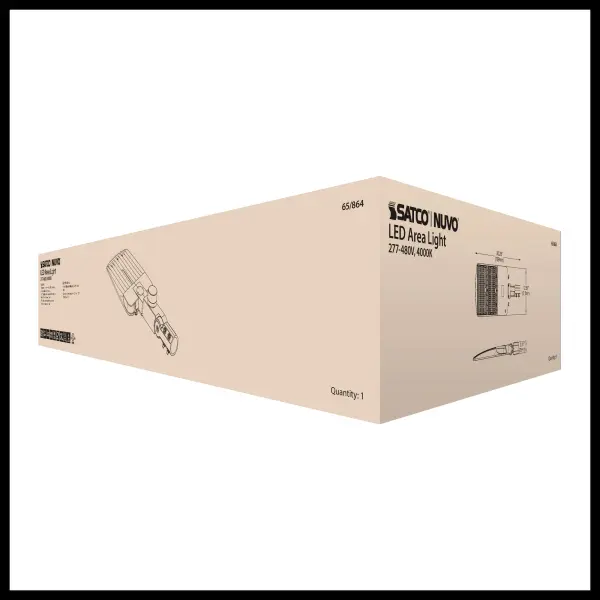 200W LED Area Light Type III - Bronze - Image 37