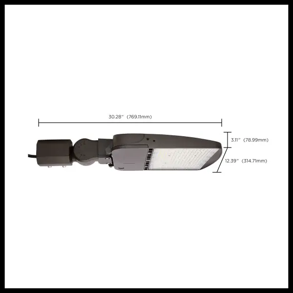 200W LED Area Light Type III - Bronze - Image 38