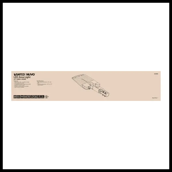 200W LED Area Light Type III - Bronze - Image 32