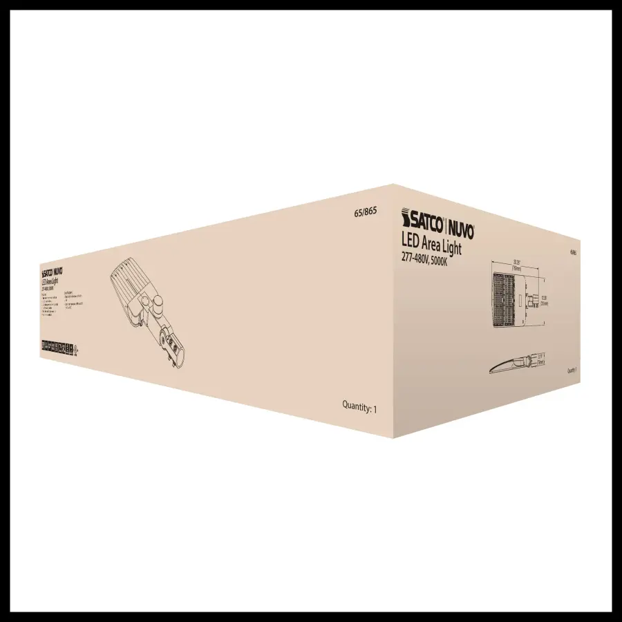 200W LED Area Light Type III - Bronze - Image 37