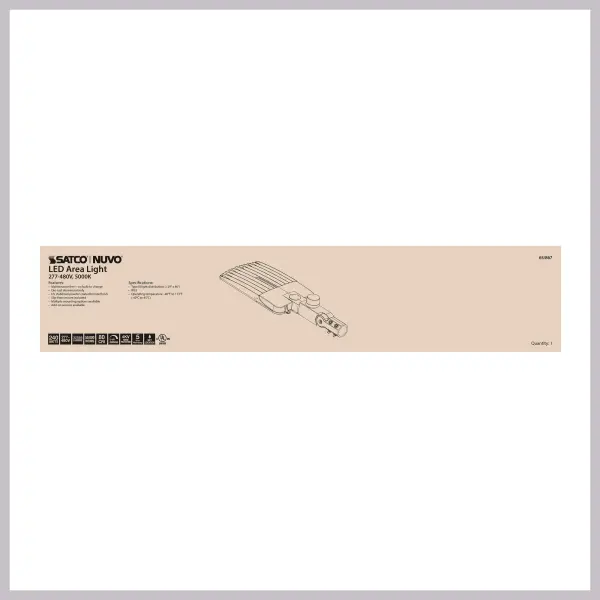 LED Area Light Type III - 240W Bronze - Image 33