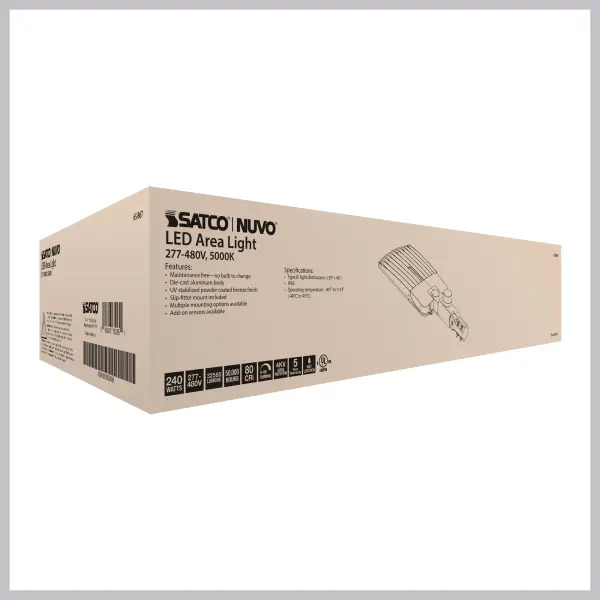 LED Area Light Type III - 240W Bronze - Image 38