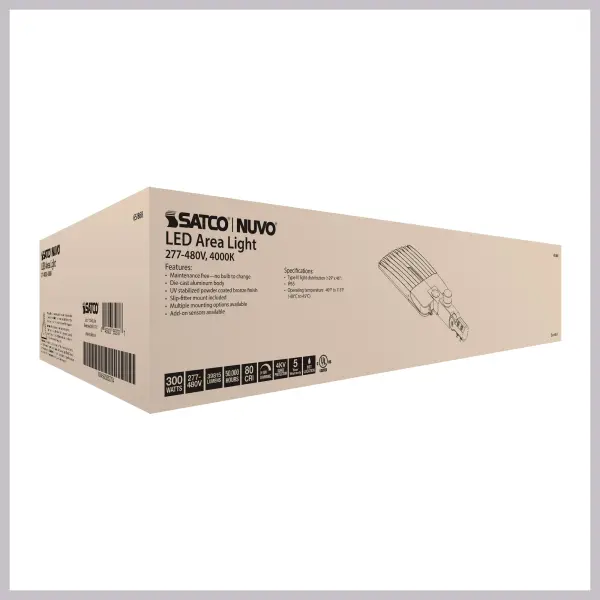 300W LED Area Light Type III - Bronze - Image 38