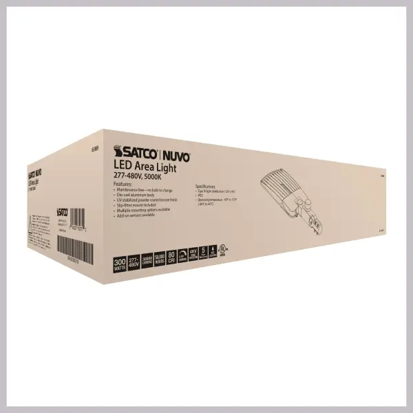 300W LED Area Light Type III - Bronze - Image 38