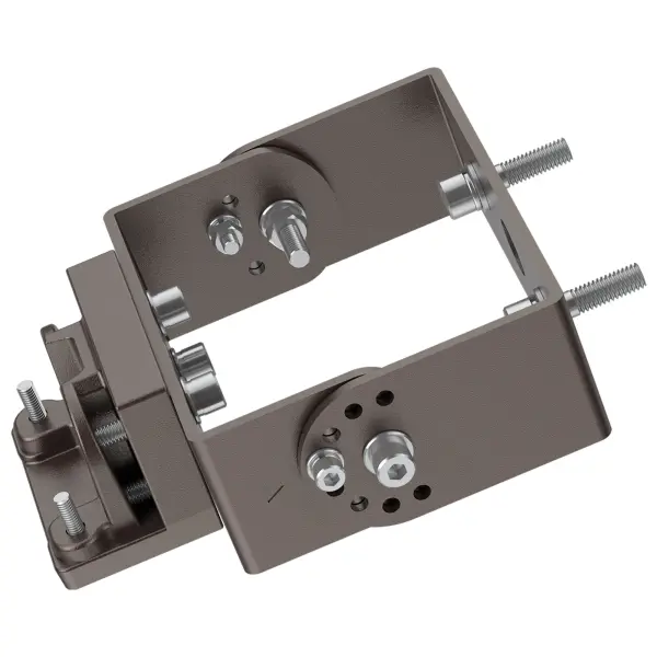 This bronze-finished area light features a trunnion mount design for flexible positioning and directional lighting. Ideal for outdoor security, commercial spaces, and architectural accent lighting applications.