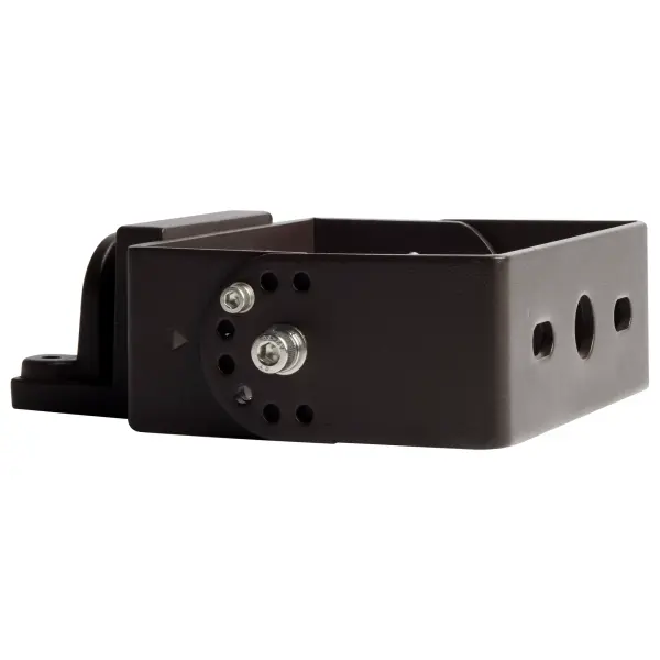 This bronze-finished area light features a trunnion mount design for flexible positioning and directional lighting. Ideal for outdoor security, commercial spaces, and architectural accent lighting applications. - alternate view