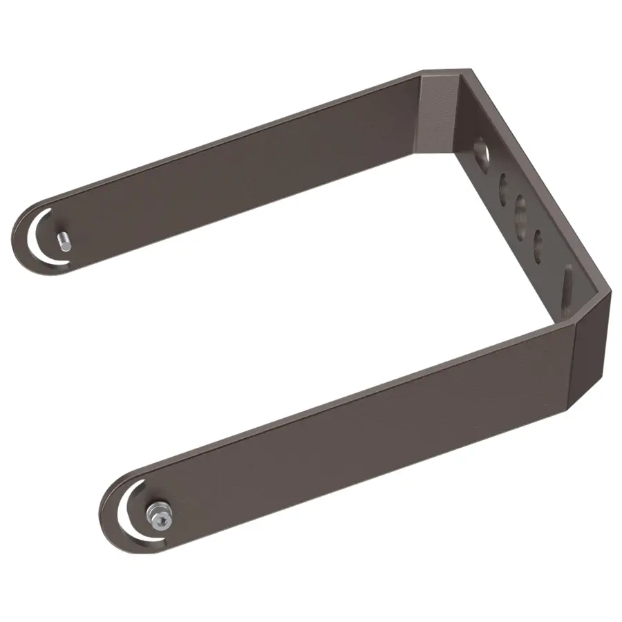 Yoke Mount Bracket for Area Lights - Bronze Finish - Image 1