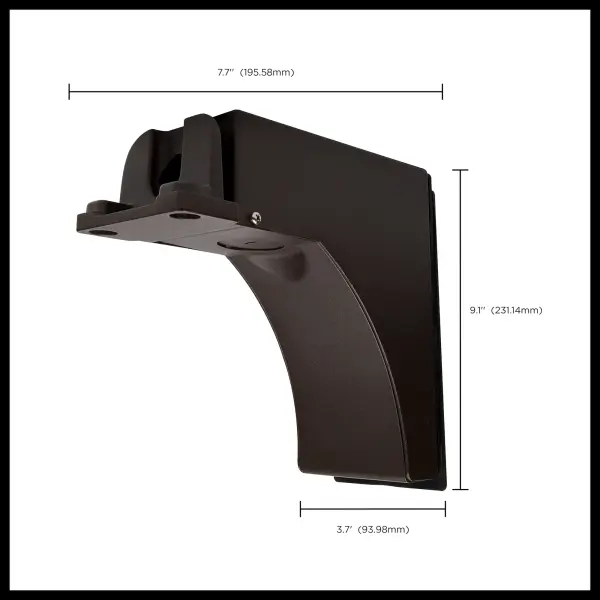 Area Light Fixed Arm Mount with Sensor Knockouts - Image 7