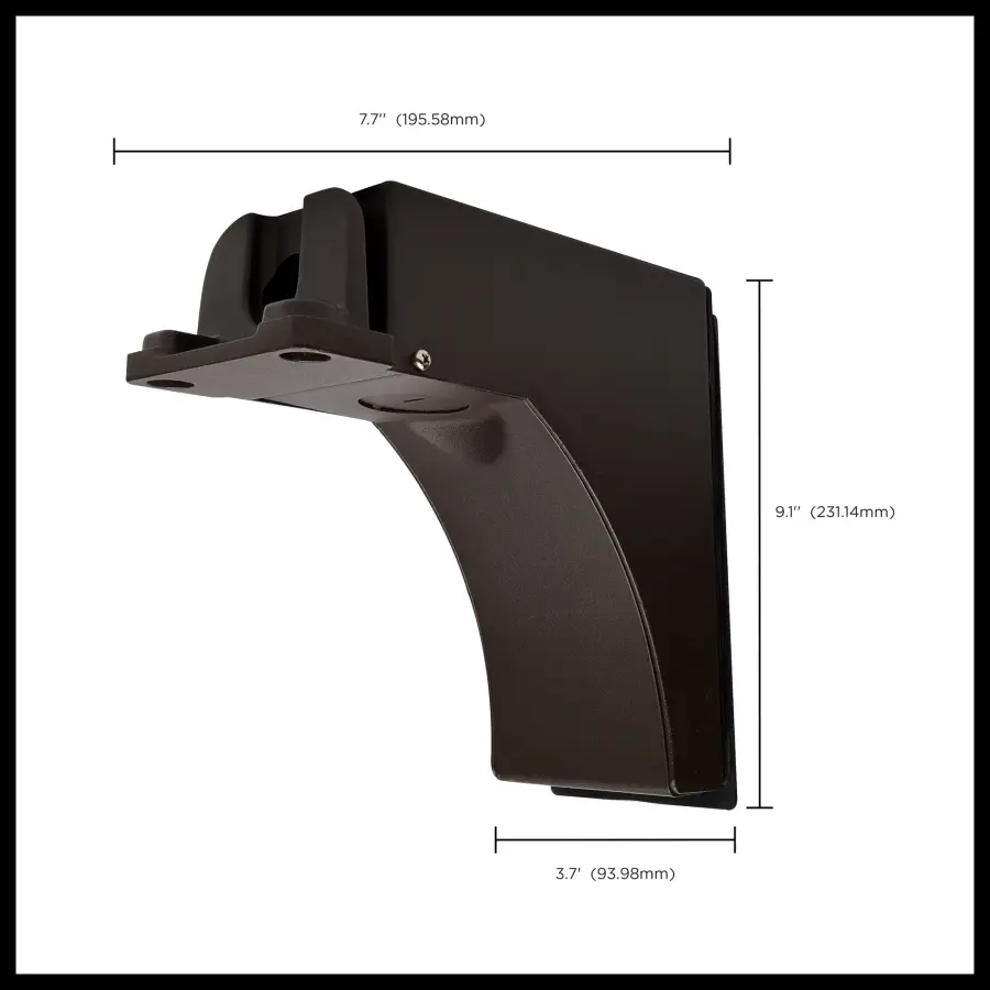 Area Light Fixed Arm Mount with Sensor Knockouts - Image 7