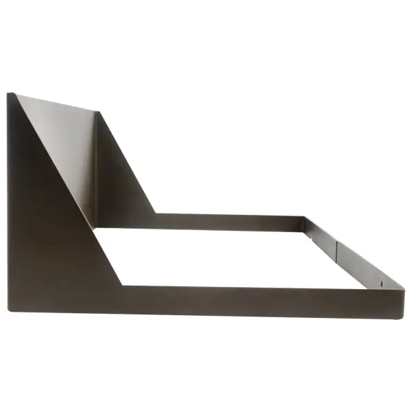 This bronze cutoff shield reduces light pollution and glare from 200W area light fixtures. Designed for commercial outdoor applications requiring precise light control and dark sky compliance.