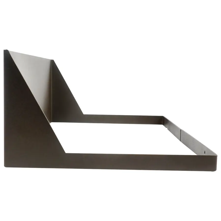 Area Light Cutoff Shield - Bronze Finish - Image 1