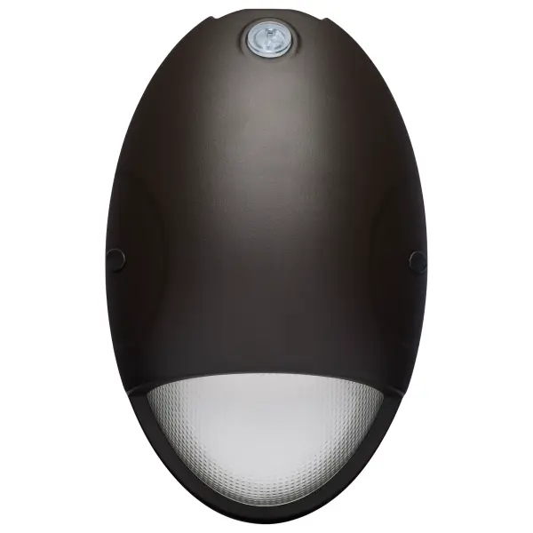 This compact wall pack combines emergency backup lighting with everyday illumination. Features 90-minute battery backup, photocell for automatic operation, and selectable color temperatures for versatile applications. - alternate view
