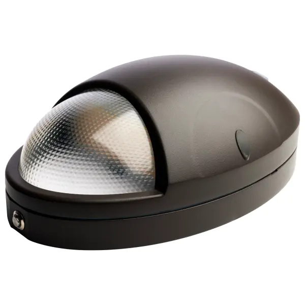 Oval Small Emergency LED Wall Pack with Photocell - Image 3