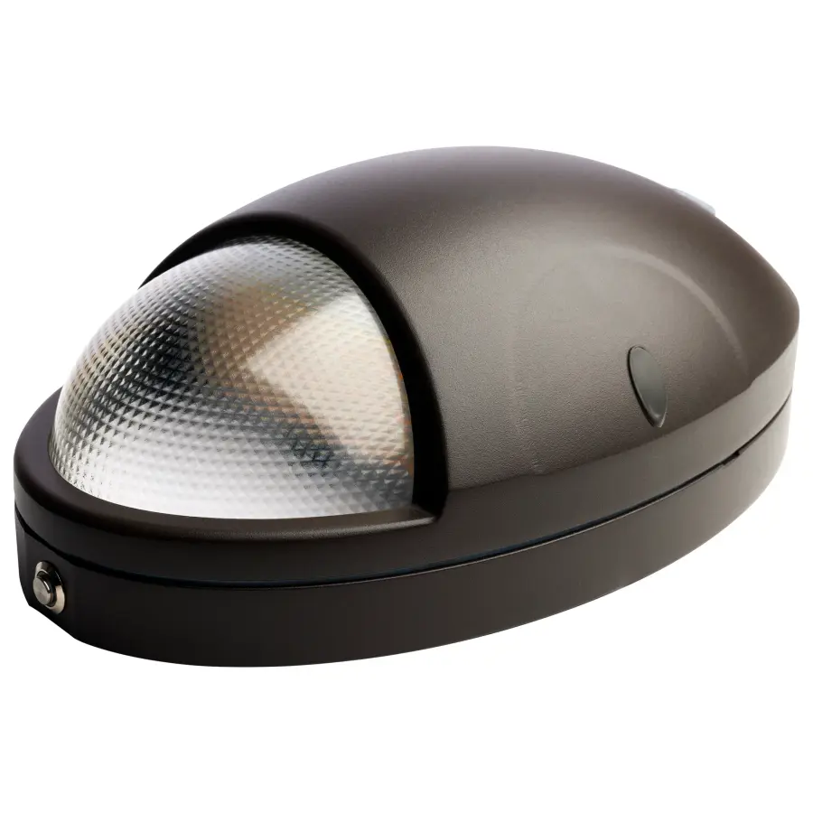 Oval Small Emergency LED Wall Pack with Photocell - Image 3