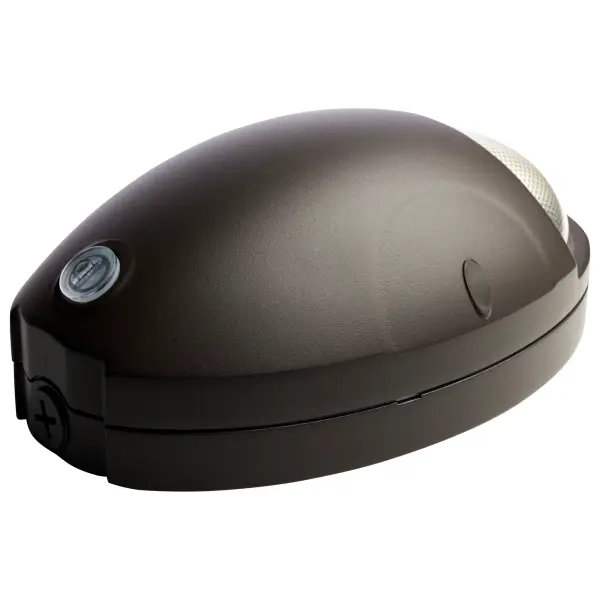 Oval Small Emergency LED Wall Pack with Photocell - Image 4