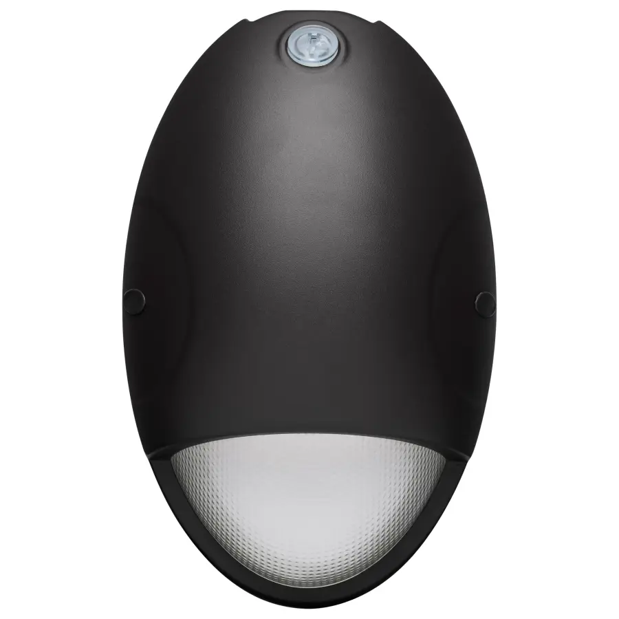 Oval Small Emergency LED Wall Pack with Photocell - Image 2
