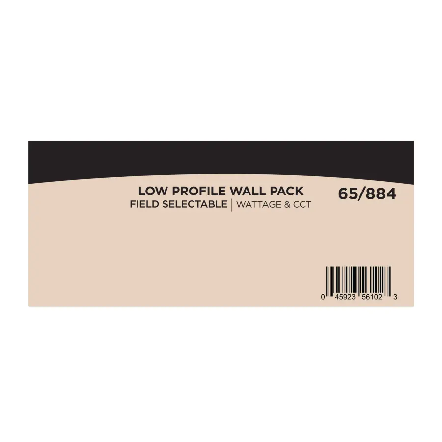 LED Low Profile Wall Pack with Selectable Wattage & Color Temperature - Image 17