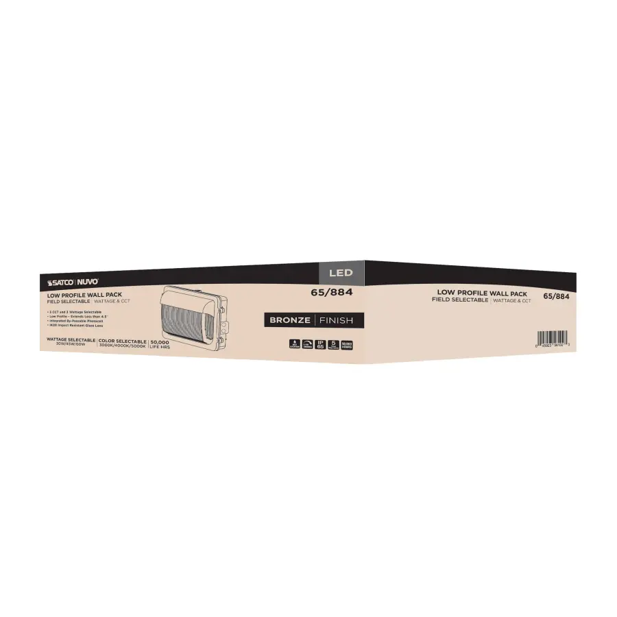 LED Low Profile Wall Pack with Selectable Wattage & Color Temperature - Image 20