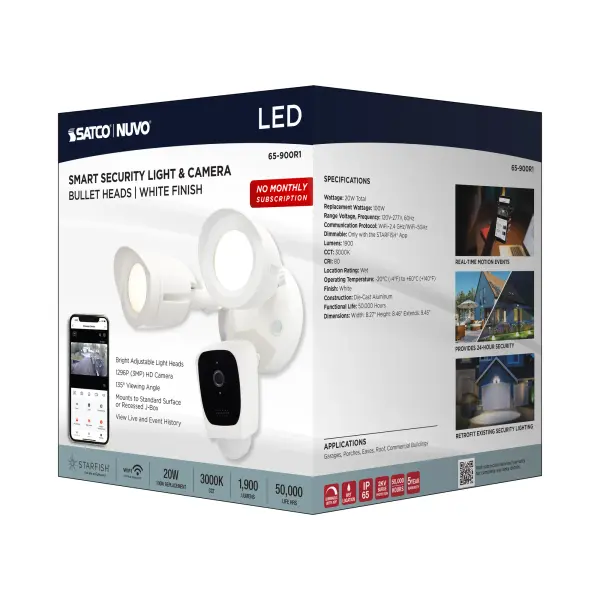 Starfish Smart Security Light with Camera - 20W LED - Image 11