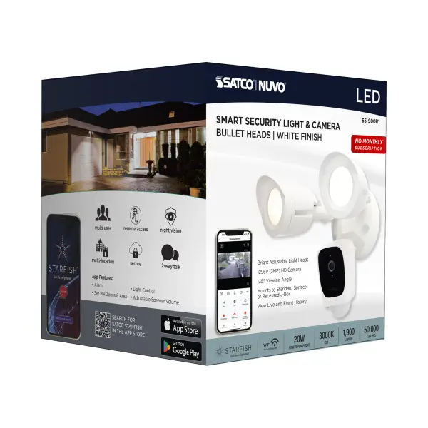 Starfish Smart Security Light with Camera - 20W LED - Image 12