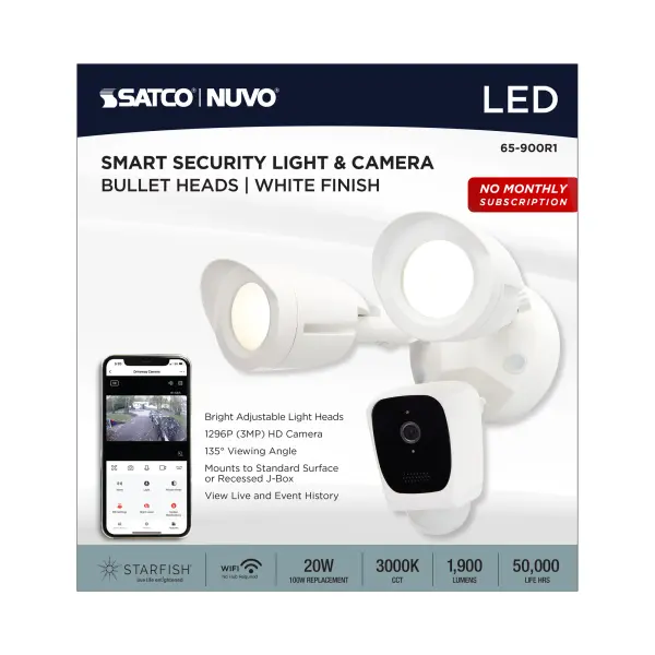 Starfish Smart Security Light with Camera - 20W LED - Image 7