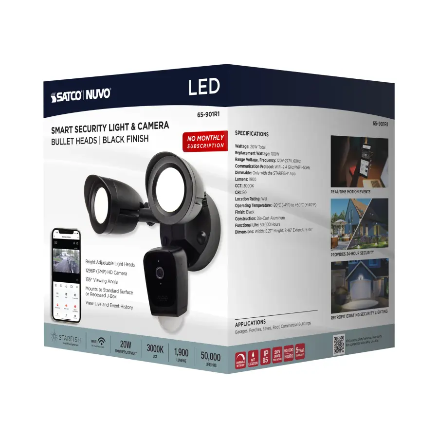 Starfish Smart Security Light with Camera - Image 11