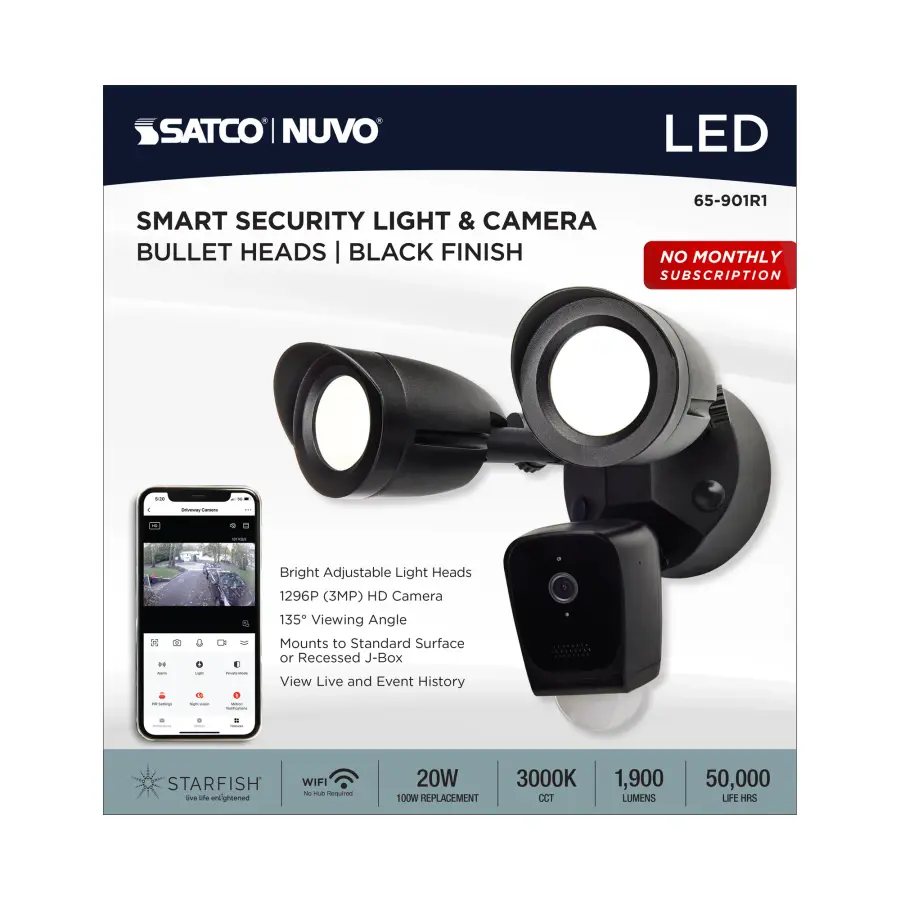 Starfish Smart Security Light with Camera - Image 7