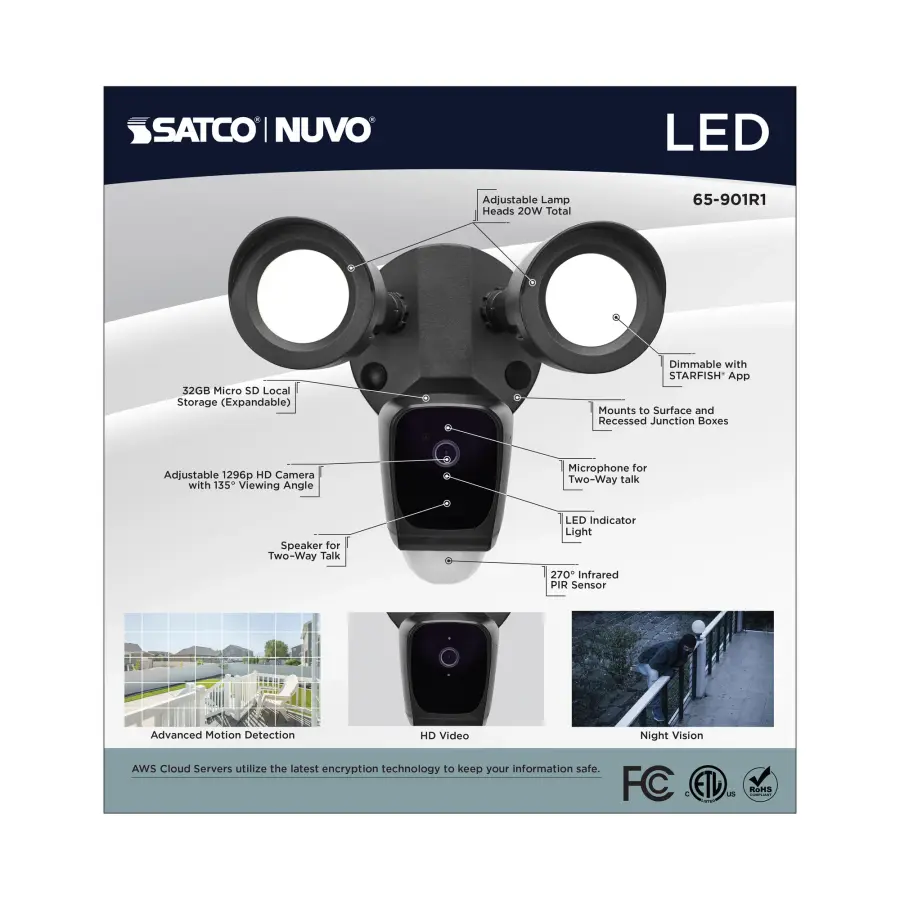 Starfish Smart Security Light with Camera - Image 8