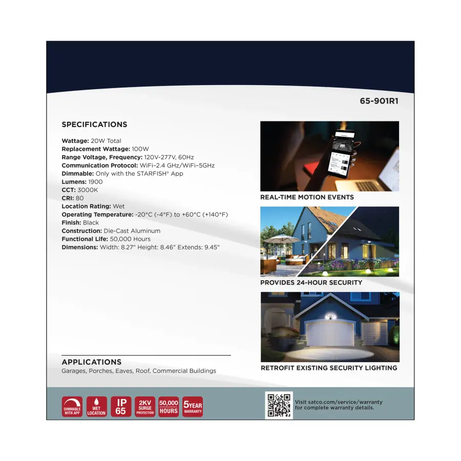 Starfish Smart Security Light with Camera - Image 10