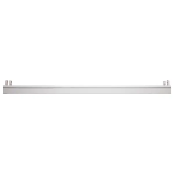 This 3-foot dual T8 lamp ready fixture channel offers a cost-effective path to LED lighting upgrades without ceiling modifications. Pre-wired tombstone sockets and multiple wiring knockouts simplify installation for both new construction and retrofits. - alternate view