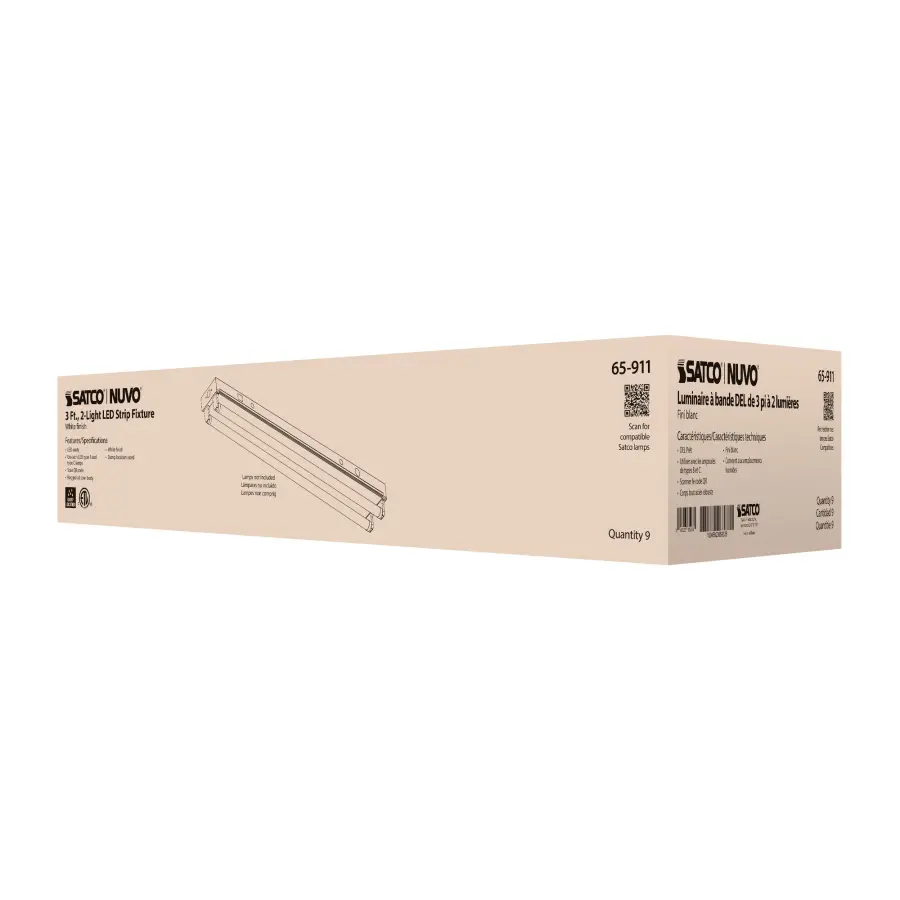 3-Foot Dual T8 LED Strip Fixture Channel - Image 12