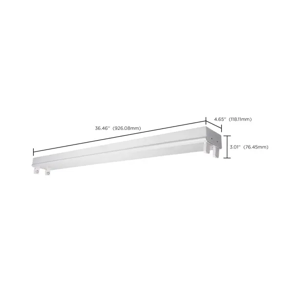3-Foot Dual T8 LED Strip Fixture Channel - Image 14