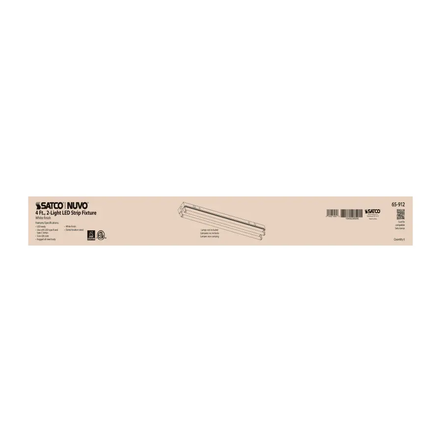 4-Foot Dual T8 LED Fixture Channel - Image 8