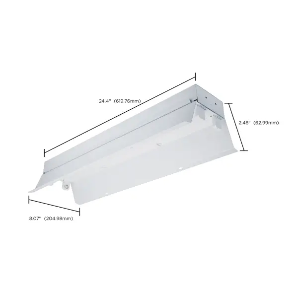 2-Foot T8 Dual Lamp Fixture Reflector Add-On - Image 4